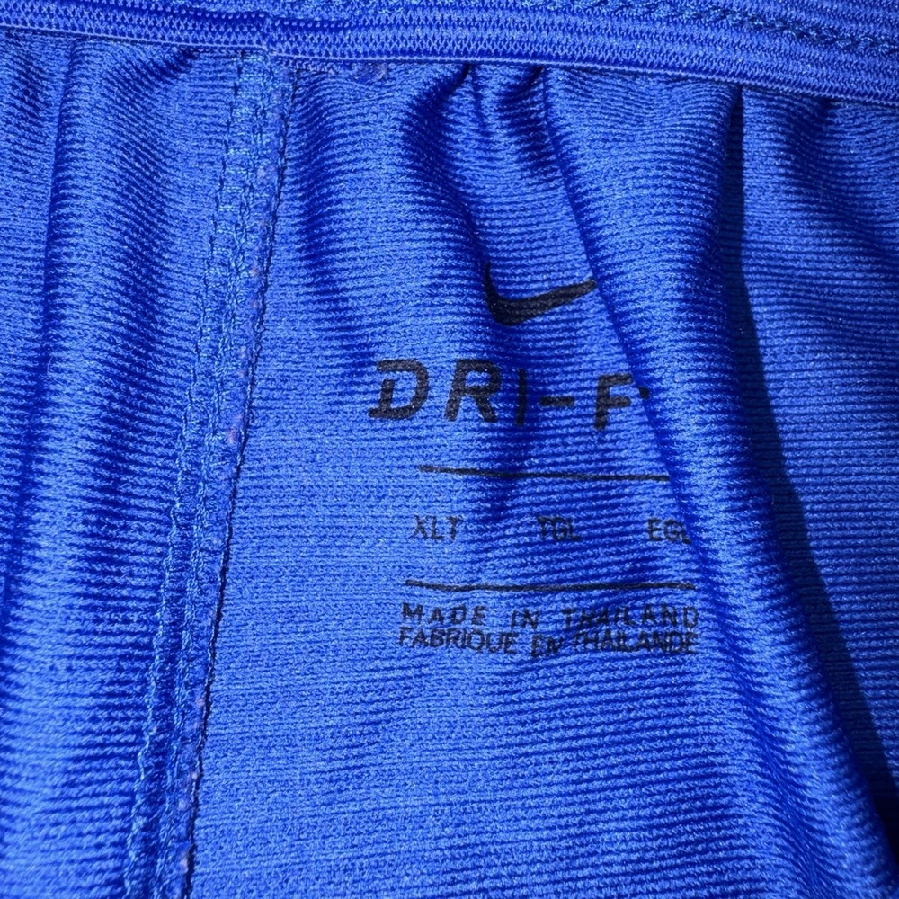 Nike Dry HBR Basketball Shorts Mens XLT Blue Dri Fit Big Swoosh 910704-480 Baggy - Picture 4 of 9